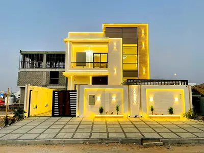 Seize the opportunity and own a luxurious 3-bedroom villa with modern designs and high-end finishes in Al Aaliyah, one of the most beautiful and tranq