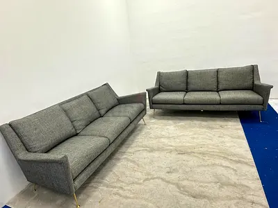 Like new condition west elm 3+3 seater sofa