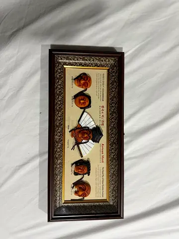 Authentic Korean Traditional Mask Frame   Wall Art (From Seoul 🇰🇷)