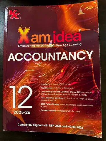class 12 Accountancy Xam Idea Guide(2025-26)