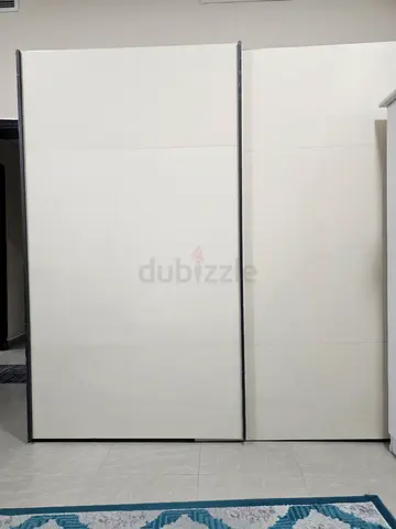 Very Less Price Strong Glossy finish Cream huge Sliding Door Wardrobe -  Modern, Best Storage place