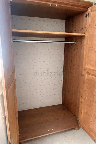 Solid wood wardrobe