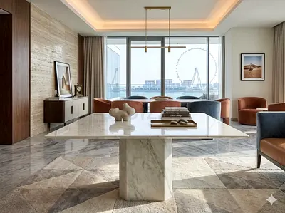 Selling Top quality Dining table without chair original marble