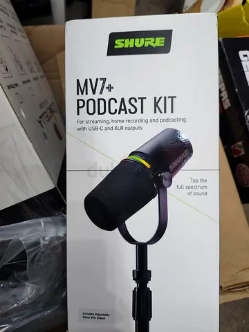Shure MV7 Podcast Kit USB-XLR Microphone — Excellent Condition