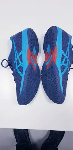 Asics Indoor Court Shoes - Blue, Lightly Used