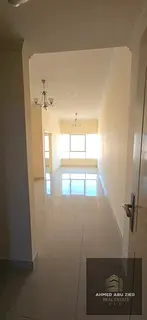 For annual rent in Al Nuaimiya 1, in a tower with a prime location One-bedroom apartment with a livi
