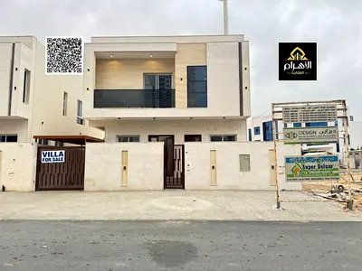فيلا على الشارع الرئيسي، جاهزة للسكن، شاملة كافة رسوم التسجيل والملكية، في إحدى أرقى مناطق عجمان. التملك الحر