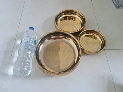 Set of 3   decorative bowl (Various Sizes) - Good Used Condition can be used as planters also