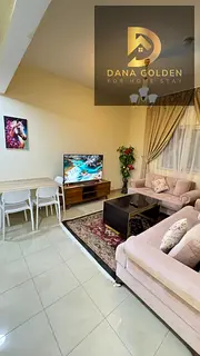 Available today: a one-bedroom apartment with a living room, first occupancy, in Al Majaz 3, opposit