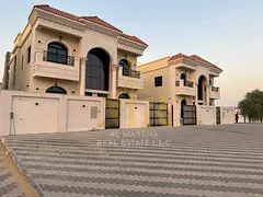 Two-story villa with private pool, price includes registration and ownership fees, in one of Ajman&#
