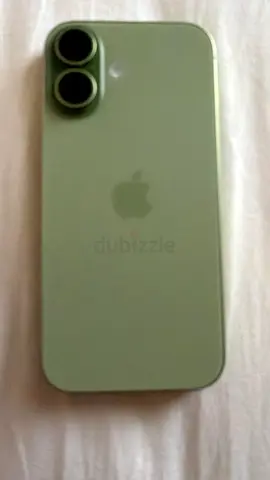 Apple iPhone 17 green 256gb color Japan eSIM used in excellent conditions 3000 Dhs.