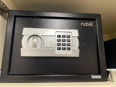 Safe box for important belongings (passport, jewelry, papers, etc)