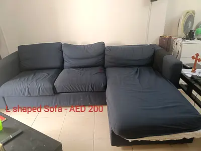 L shaped sofa with storage for sale