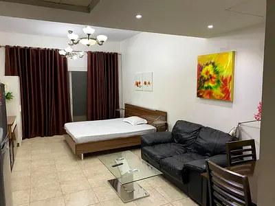 Hurry Now@@ Amazing fully furnished studio only 3899 including Dewa in diamond views 2_ JVC