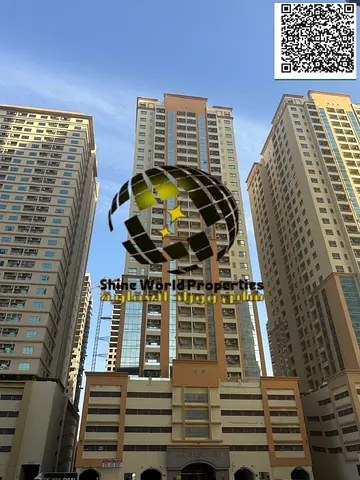 للبيع شقة غرفة وصالة بشرفة برج ماجستيك عجمان