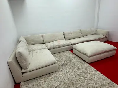 Perfect condition cratebarrel 6 piece sofa