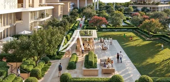 وحدة زاوية | إطلالة جزئية على المسبح | شرفة على شكل حرف L