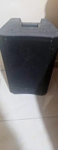 Used portable PA speaker - large black cabinet, functional