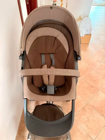 Stokke Xpolry Light brown pram stroller bassinet insert and all accessories – great condition