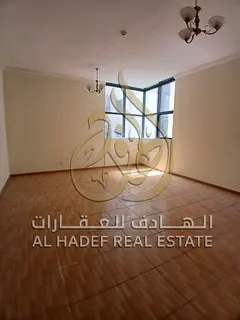 1-bedroom apartment for rent in Al Qasimia Al Nad, master bedroom, prime location near services and