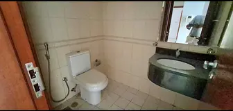 A beautiful master bedroom with attached washroom at Karama