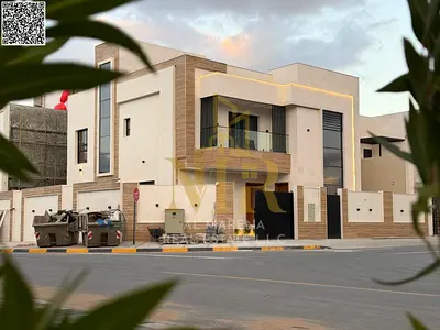 A villa with all registration and ownership fees included, on the main street, ready to move in, in the most prestigious areas of Ajman. Freehold owne