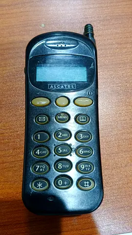 Used Alcatel Vintage Mobile Phone with External Antenna - Working Condition