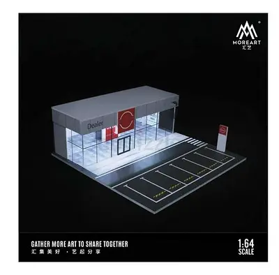 Nissan Show Room 1/64 scale with light