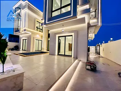 Luxury Corner Villa in Al Helio 2 Ajman | 7 Bedrooms, 3 Halls, Majlis | Private Pool | 3 Floors | 5000 Sq Ft | Brand New | Great Price & Bank Finance