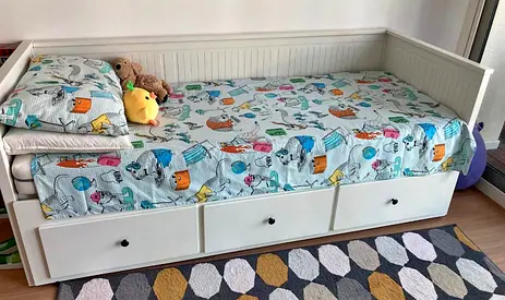 Ikea Day bed with two mettreses available in perfect condition
