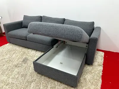 Perfect condition IKEA vimle grey color sofabed with storage