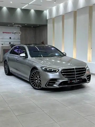 Mercedes S 500 4 Matic 3.0L Turbocharged inline 6,2021 Model, Gcc Specification, Very Good Condition
