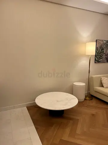 Round Marble Top Coffee Table - Modern