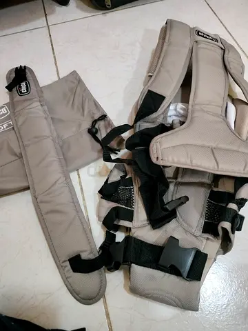 Beige soft structured baby carrier (pre-loved) rarely used