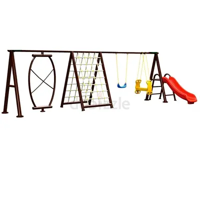 Gorilla Multi activity Playground with Swings slide climber and Glider- 680 x 280 x 194 cms