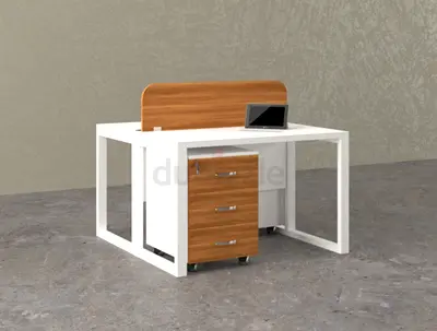 Office Workstation Desk for Teams – Privacy Panels | Dubai