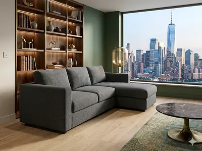 Ikea vimle L shape sofa bed with mattress