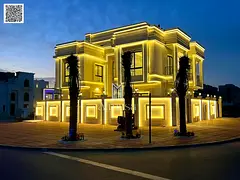 Own a luxurious villa in Ajman. This classic corner villa features six bedrooms,a swimming pool, and