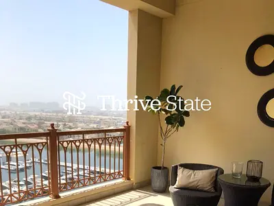 شقة بغرفتي نوم | مساكن مارينا 3 | مفروشة | إطلالة على المارينا