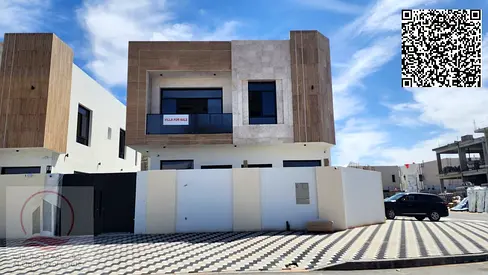 Luxury 5-bedroom villa for sale at a special price, including registration and electricity fees in Al Zahia.