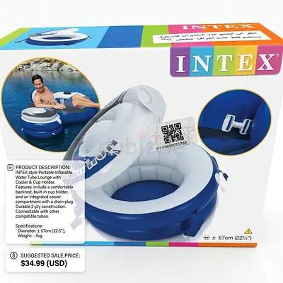 Title: Intex River Run Connect Floating Inflatable Cooler