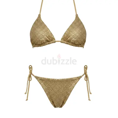 Gold Sequin String Bikini Brand new