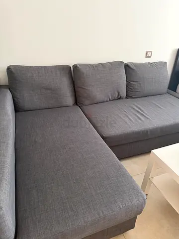 Ikea sofa l shape can be bed very clean