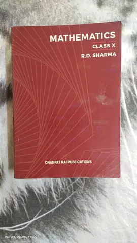 RD Sharma Class 10 Textbook and MCQ Book