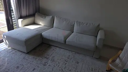 IKEA vimle L Shape Sofa Bed Beige Excellent Condition