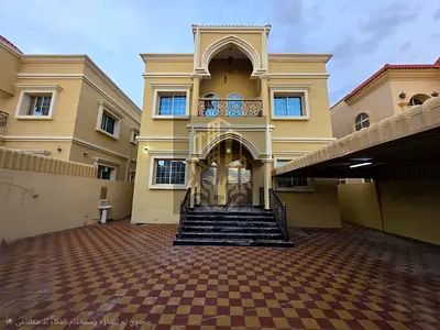 Luxury villa with 5 master bedrooms for rent in Al Muwaihat 1 at an attractive price. Unique design, high-end finishing.