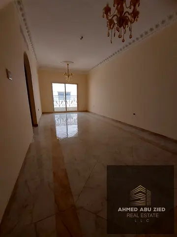 One bedroom and living room for annual rent in Ajman with 2 bathrooms and a balcony in the Al Hamidiya area