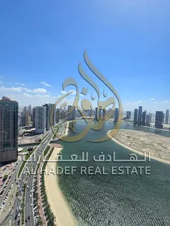 Luxury 3BHK Apartment | Al Khan | Direct Sea View | Maid Room | Spacious Layout | Gym | Pool | Parki