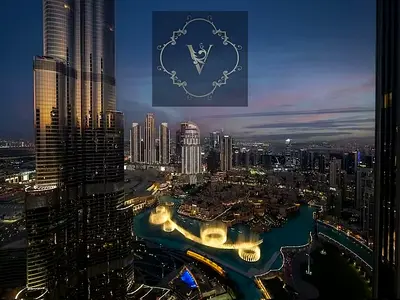 Unobstructed Burj khalifa & Fountain view| High floor| unique layout| including bills