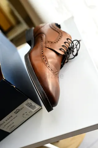 Cole Haan Brown Leather Mens Brogue Dress Shoes - Size 43 with bill from Marina Mall Cole Haan